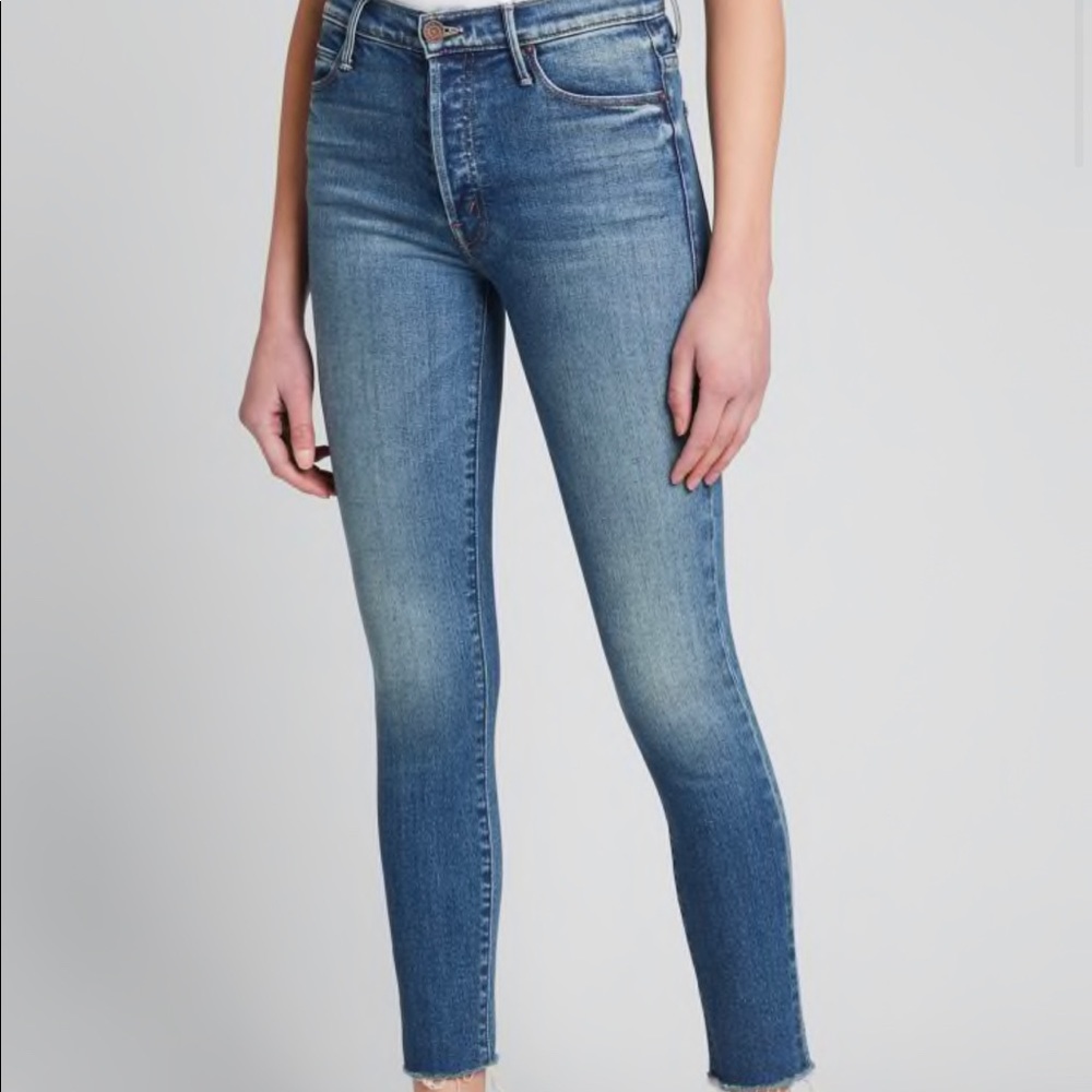 Mother The Stunner Ankle Fray Jeans